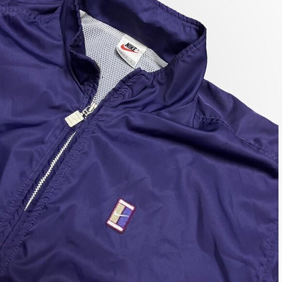 Nike VINTAGE 90s Retro Light Spring Windbreaker Designer Jacket - Women Medium - Picture 2 of 4